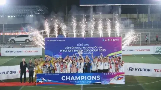 Thiên Khôi FC đăng quang Hyundai Cup 2025 miền Bắc